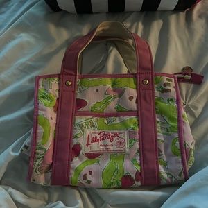 Vintage small/ mini Lilly Pulitzer tote